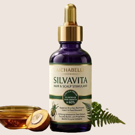 Aichabelle Silvavita — Brazilian rainforest hair and scalp stimulant serum, dropper bottle