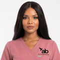 Aichabelle Straight Long Silky Wig — 24-inch straight, natural human hair, lace front