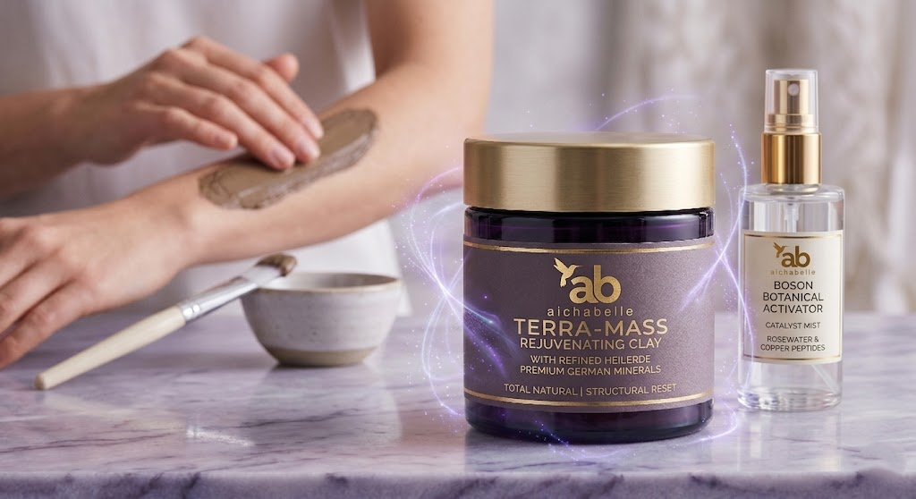 Aichabelle Terra-Mass — second view of the mauve clay mask, 50ml jar